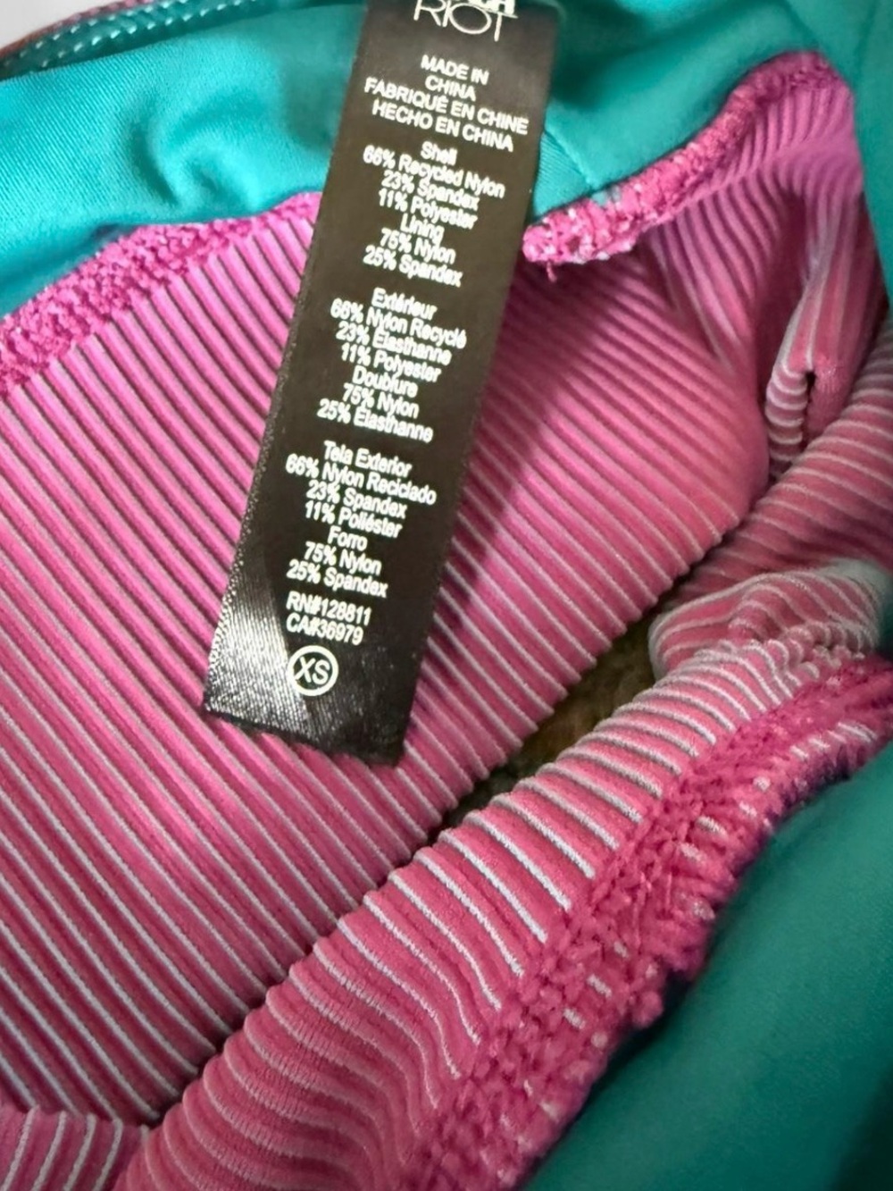 Beach Riot Pink Striped Ribbed Top - Picture 4 of 4